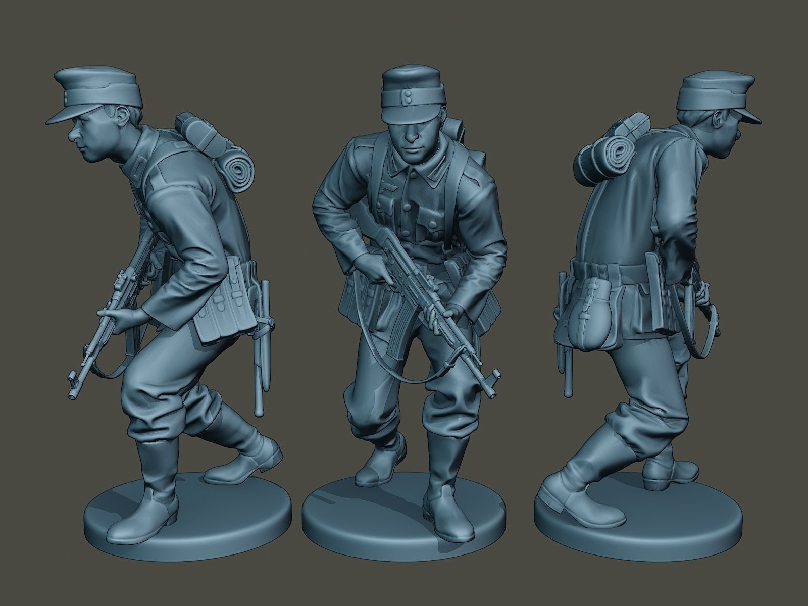 German soldiers ww2 Bundle Pack 1 3D print model_14