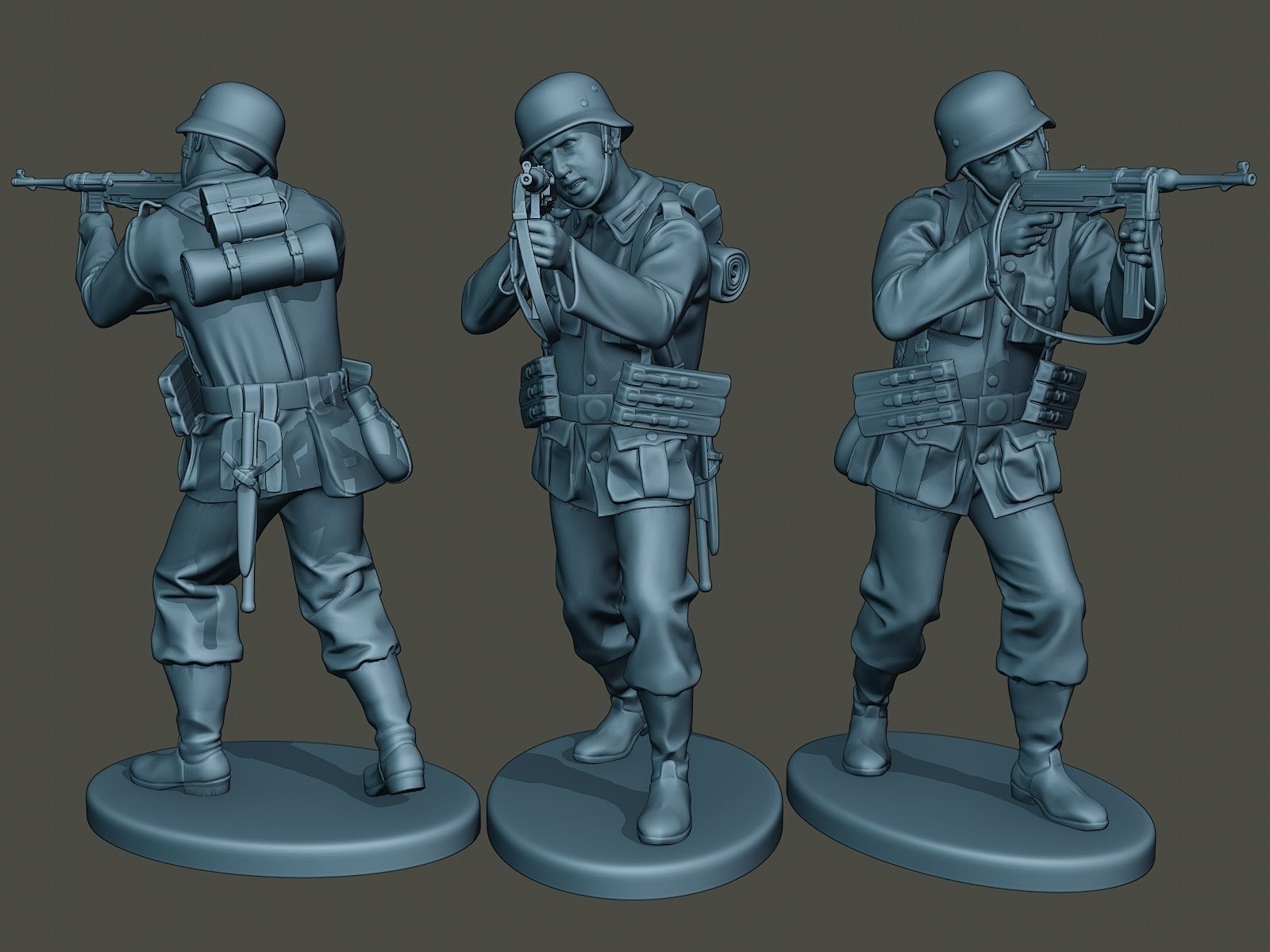 German soldiers ww2 Bundle Pack 1 3D print model_35
