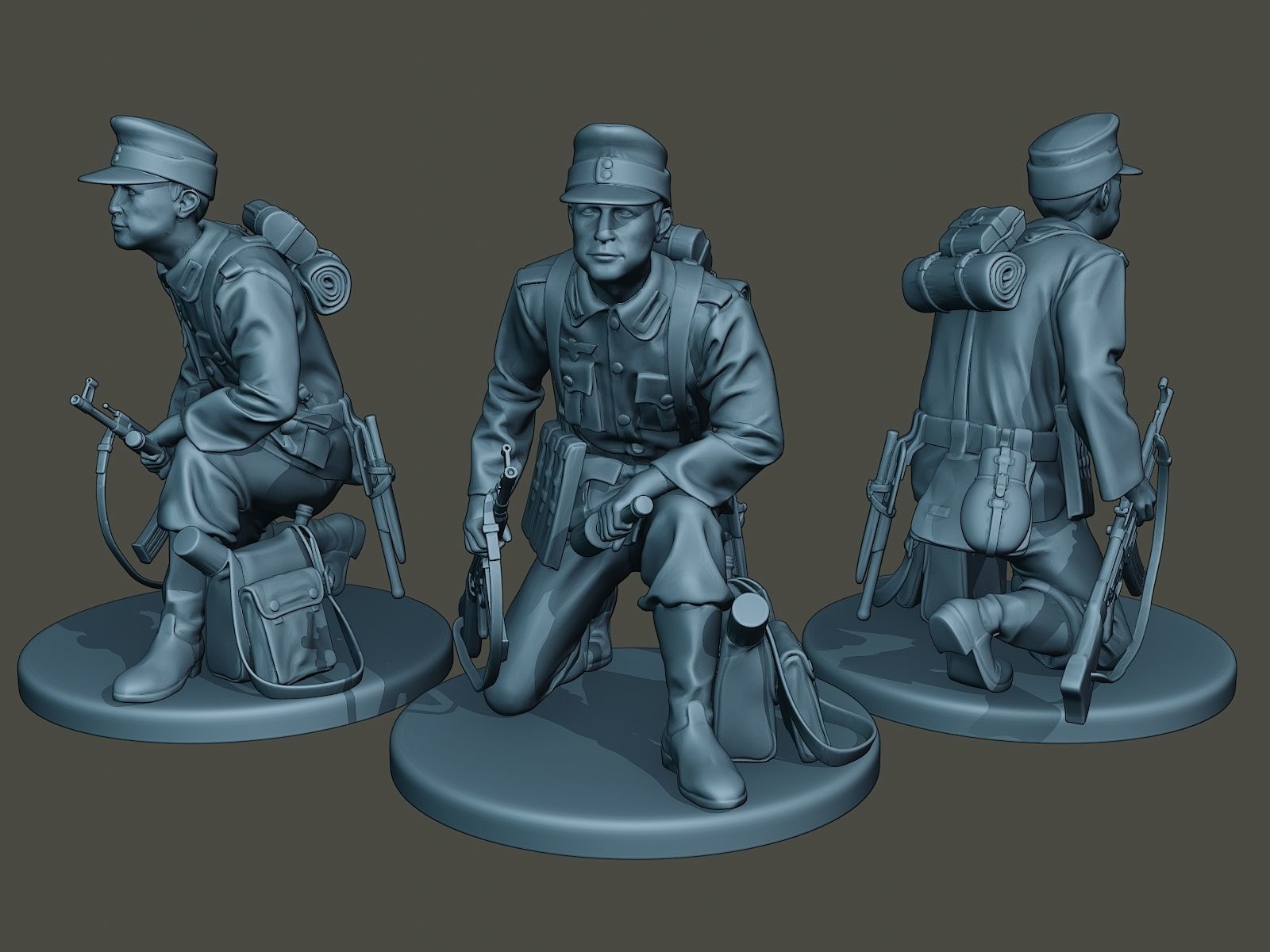 German soldiers ww2 Bundle Pack 1 3D print model_20