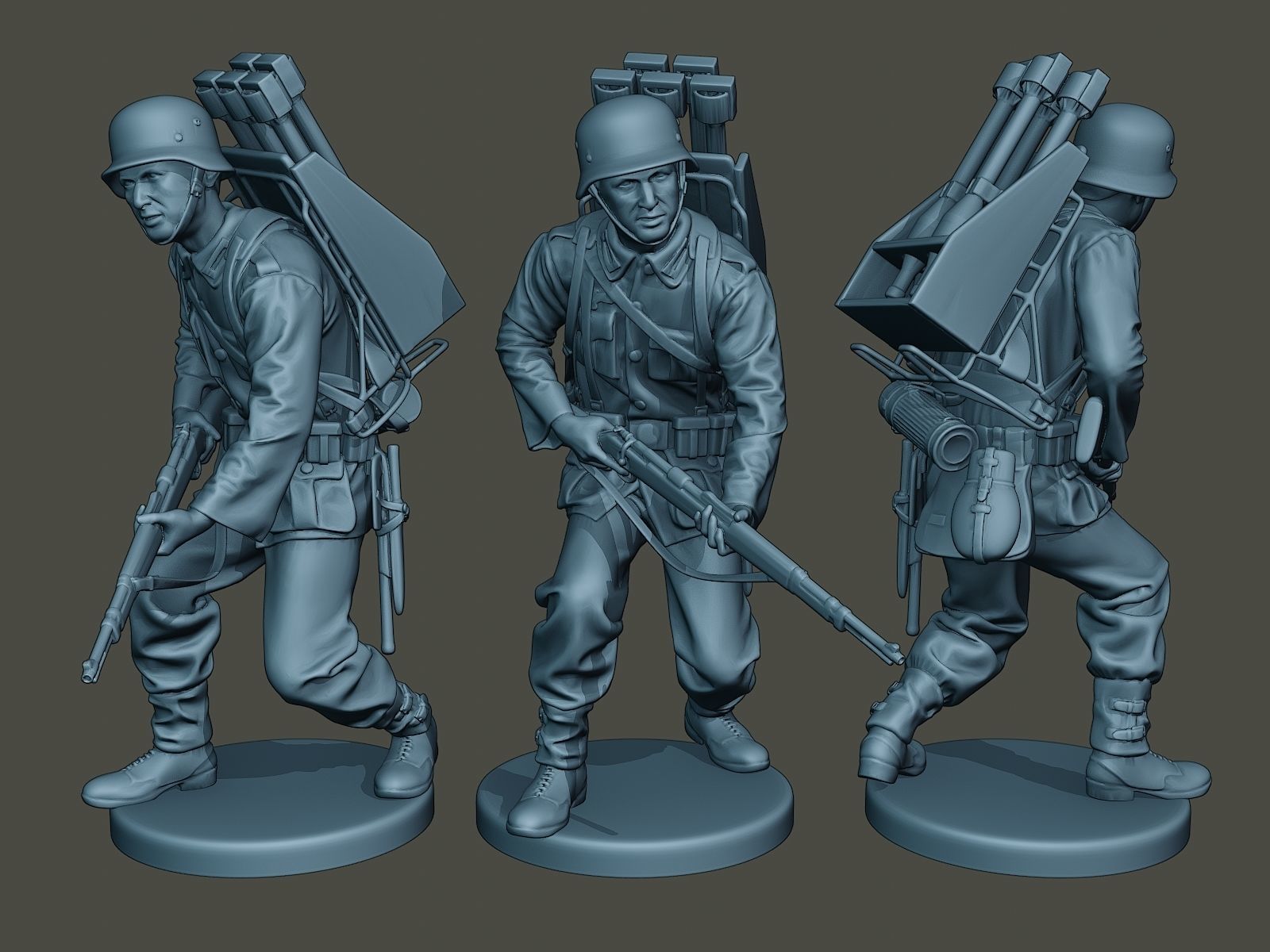 German soldiers ww2 Bundle Pack 1 3D print model_15