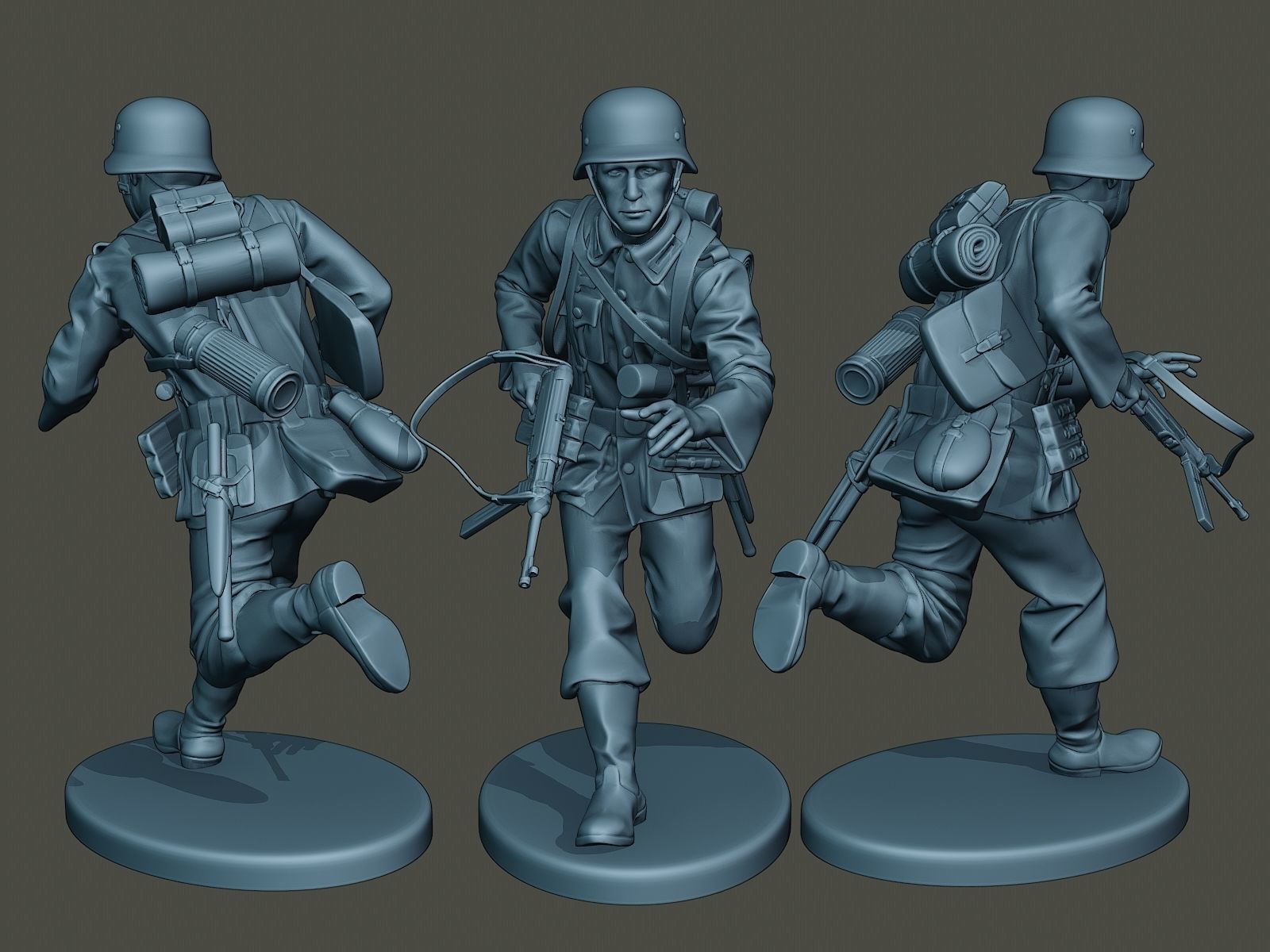 German soldiers ww2 Bundle Pack 1 3D print model_27