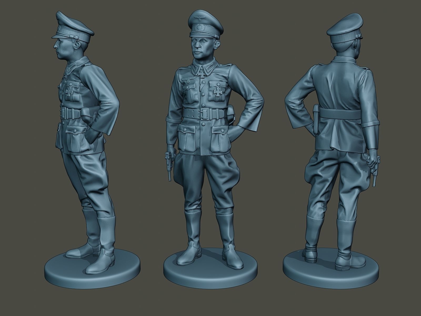 German soldiers ww2 Bundle Pack 1 3D print model_11