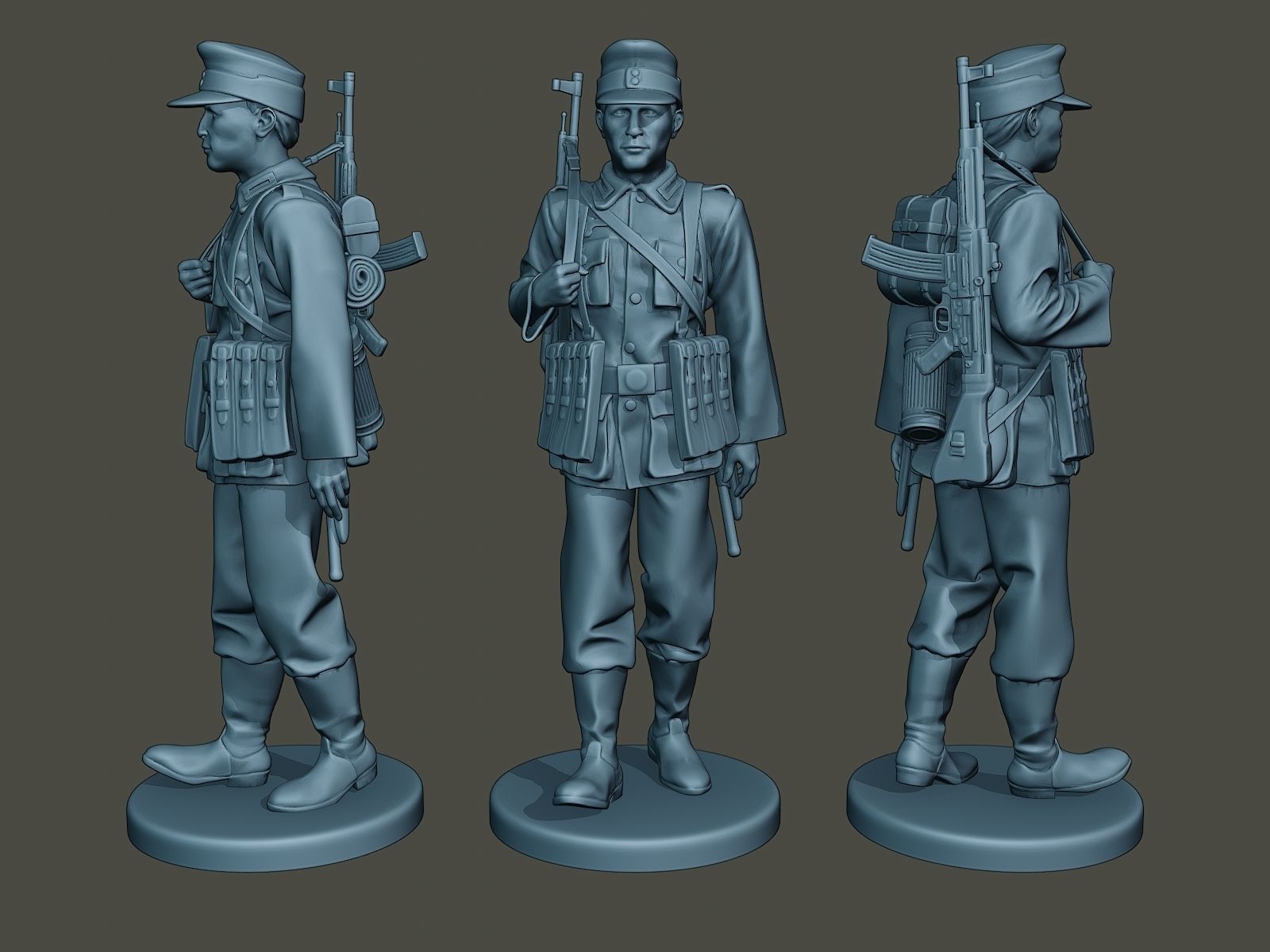 German soldiers ww2 Bundle Pack 1 3D print model_47