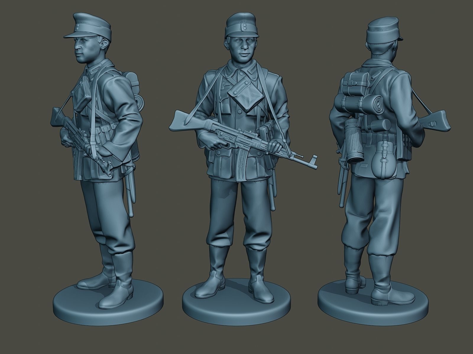 German soldiers ww2 Bundle Pack 1 3D print model_41