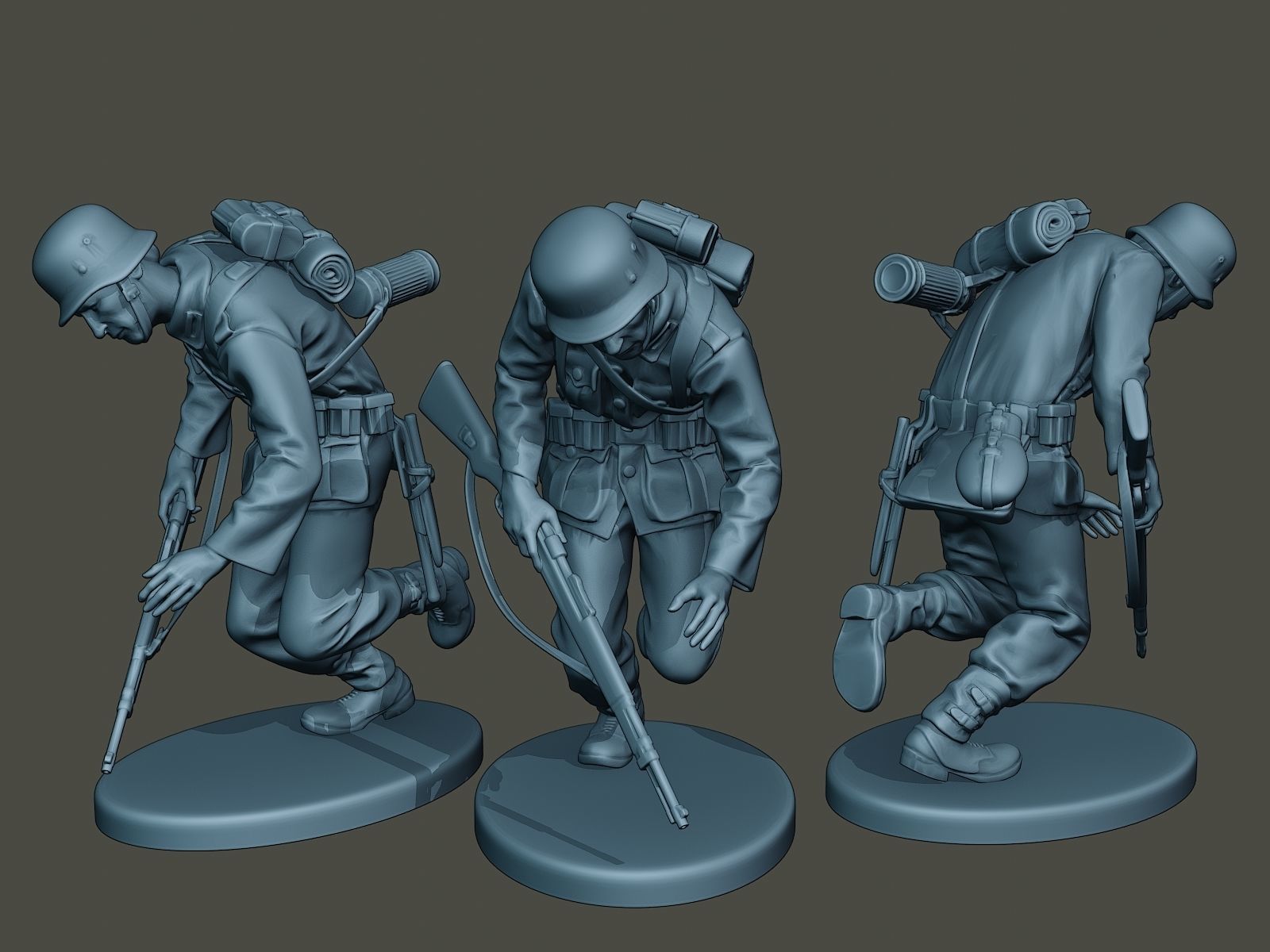 German soldiers ww2 Bundle Pack 1 3D print model_38