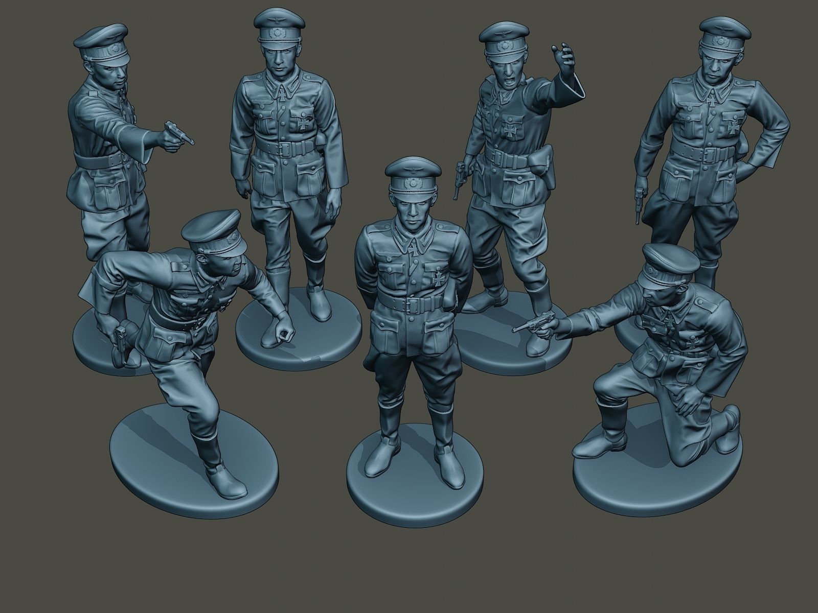 German soldiers ww2 Bundle Pack 1 3D print model_5