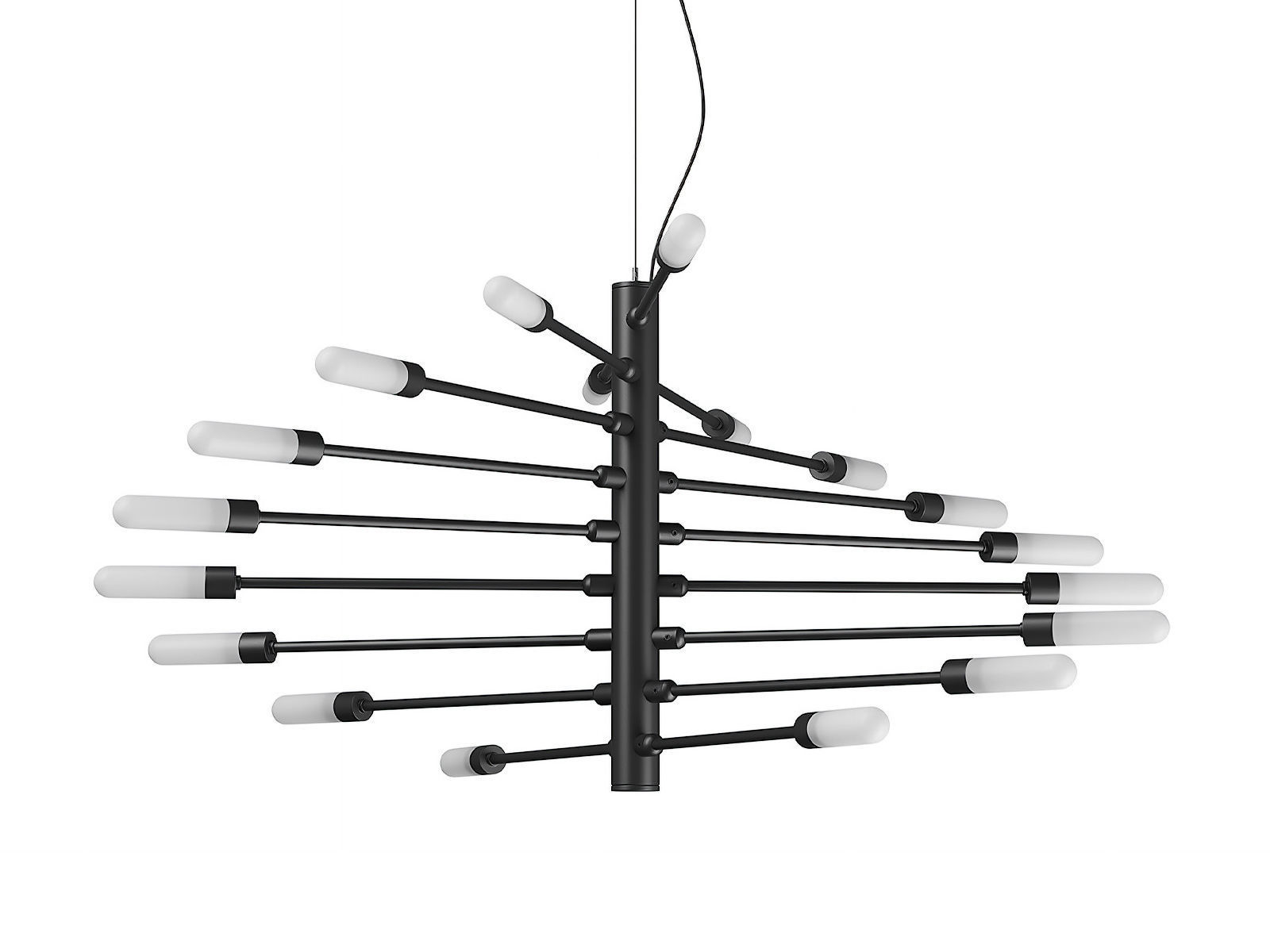 733187 Ragno Lightstar Pendant chandelier 3D model_2
