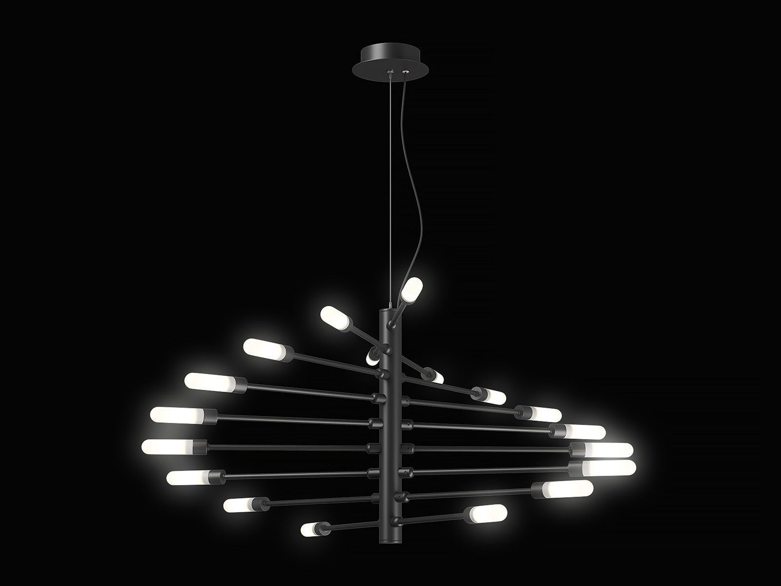733187 Ragno Lightstar Pendant chandelier 3D model_1