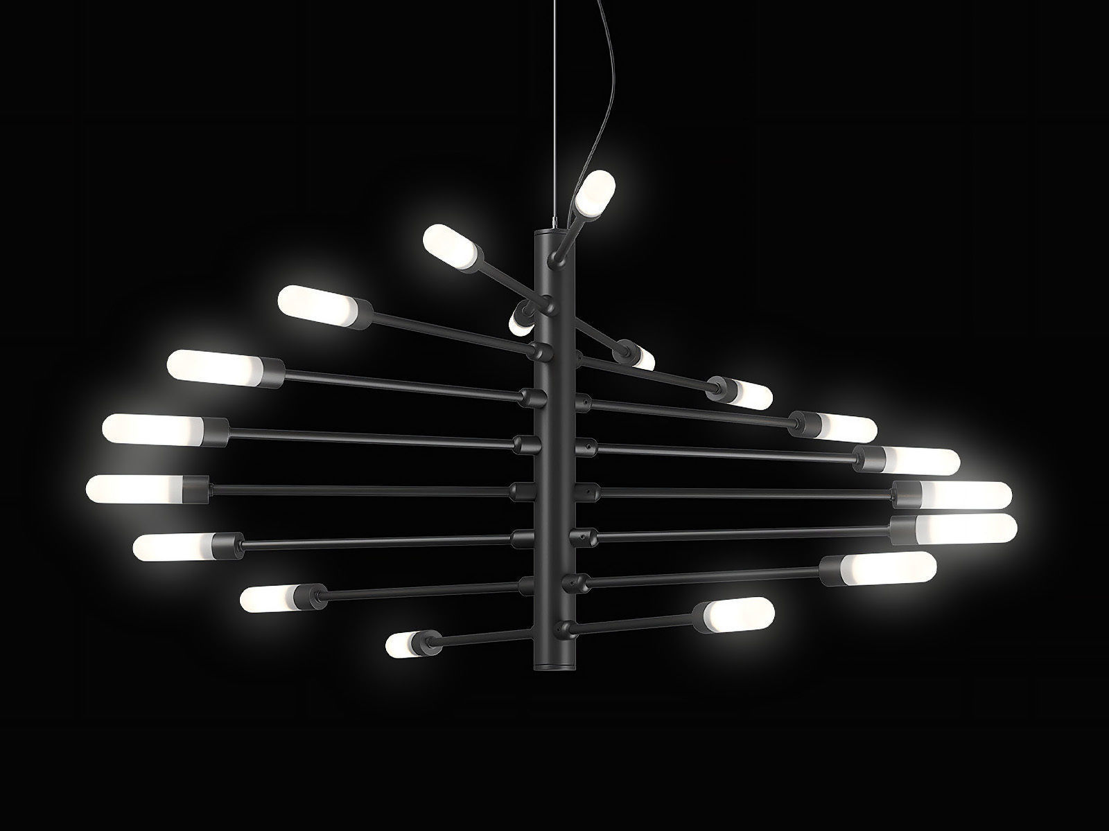 733187 Ragno Lightstar Pendant chandelier 3D model_3