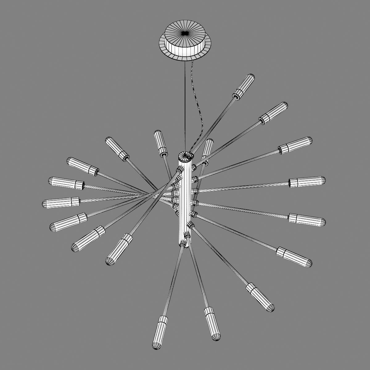 733187 Ragno Lightstar Pendant chandelier 3D model_6