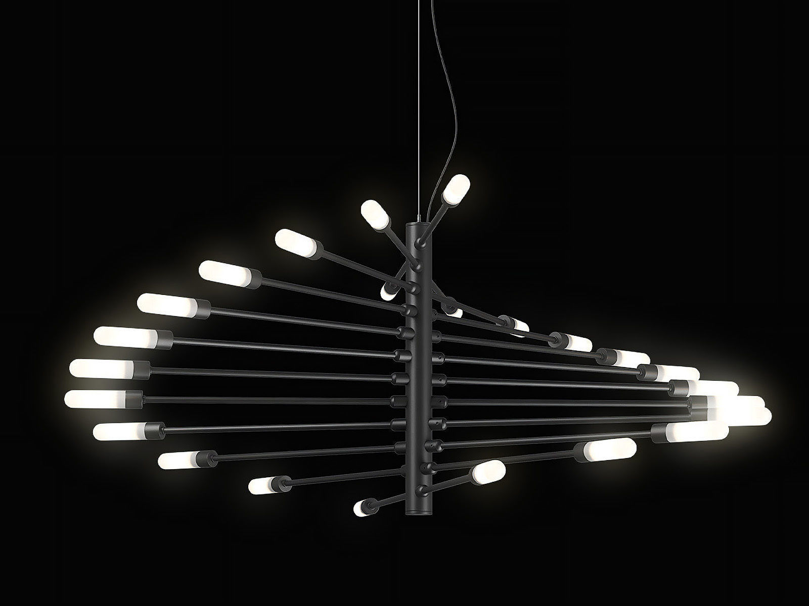 733247 Ragno Lightstar Pendant chandelier 3D model_3