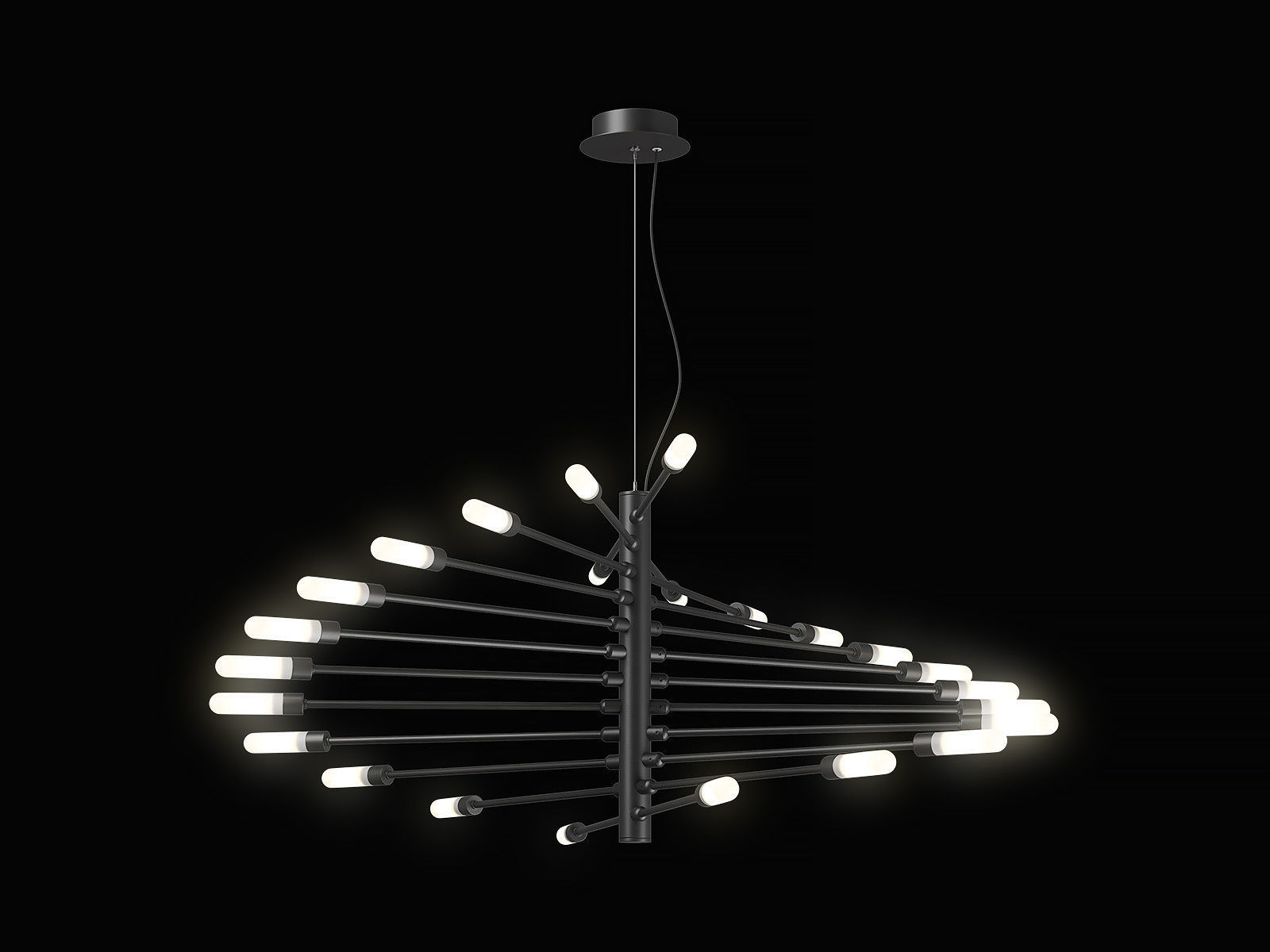 733247 Ragno Lightstar Pendant chandelier 3D model_1