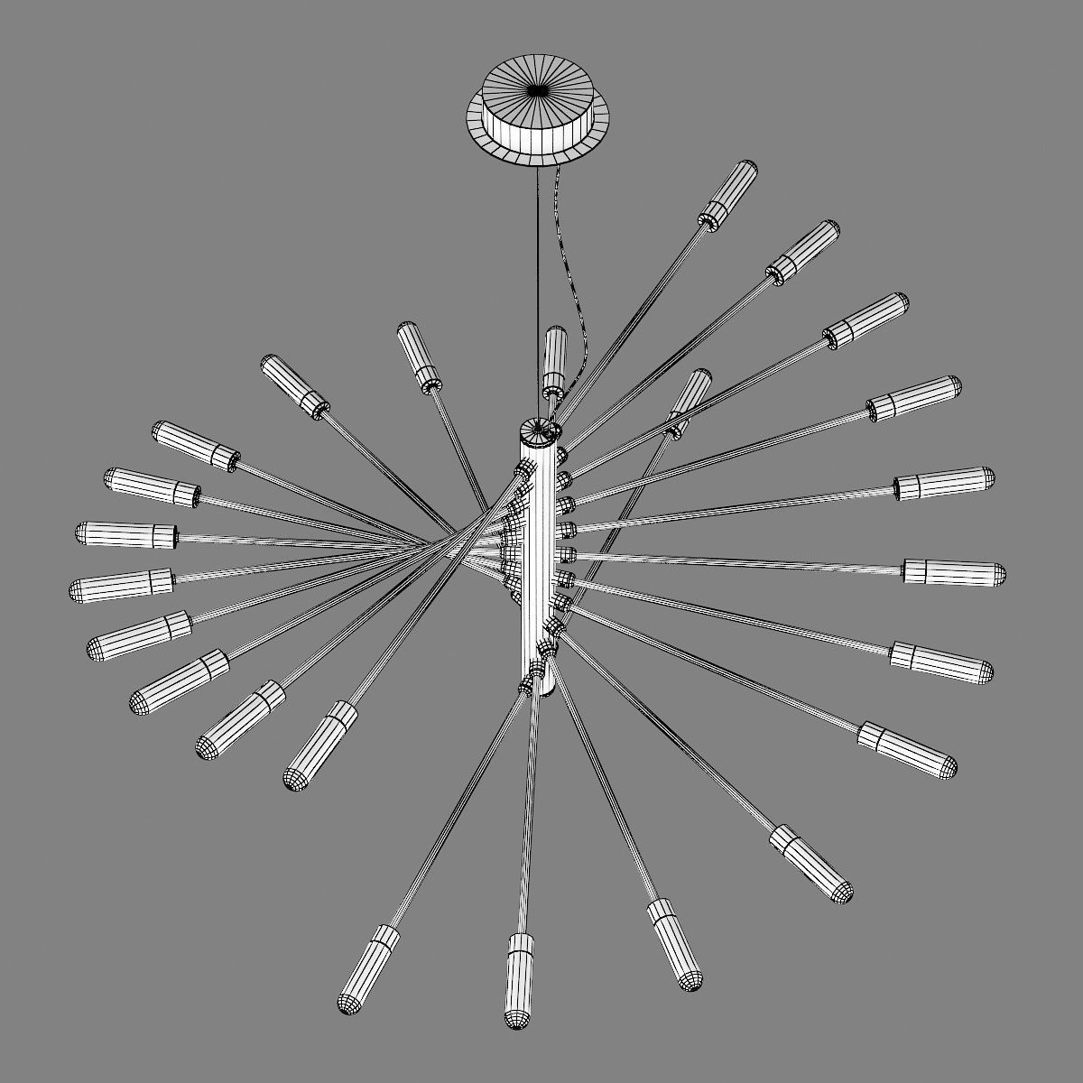 733247 Ragno Lightstar Pendant chandelier 3D model_6