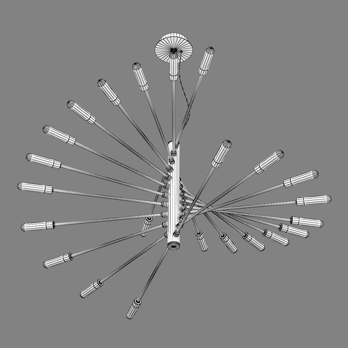 733247 Ragno Lightstar Pendant chandelier 3D model_5