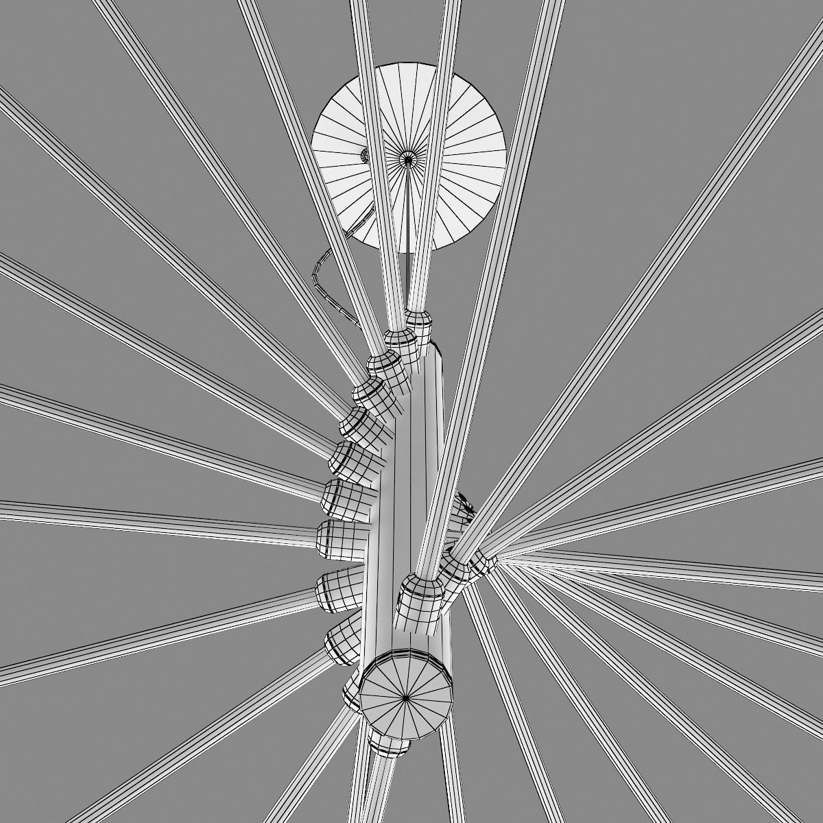 733247 Ragno Lightstar Pendant chandelier 3D model_8