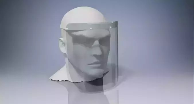 Personal Protection Equipment - GBM Shield Free 3D print model