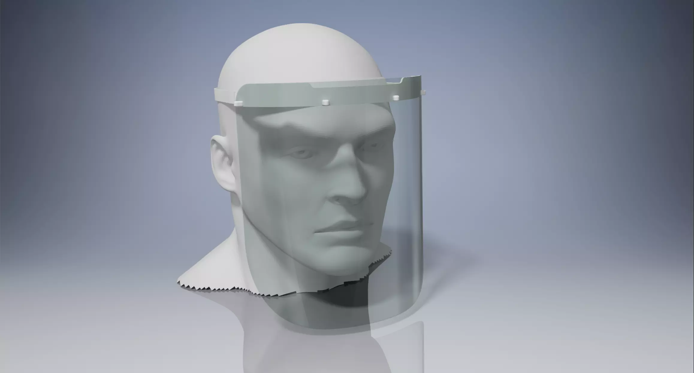 Personal Protection Equipment - GBM Shield Free 3D print model_0