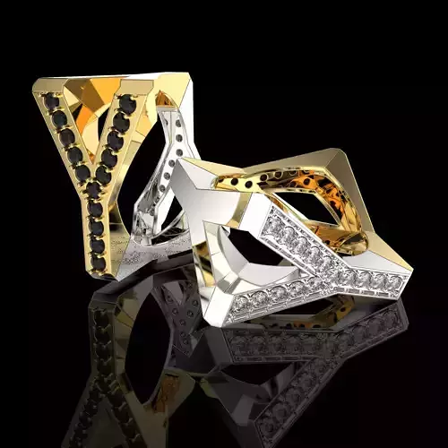 4Y4You gold and diamond ring