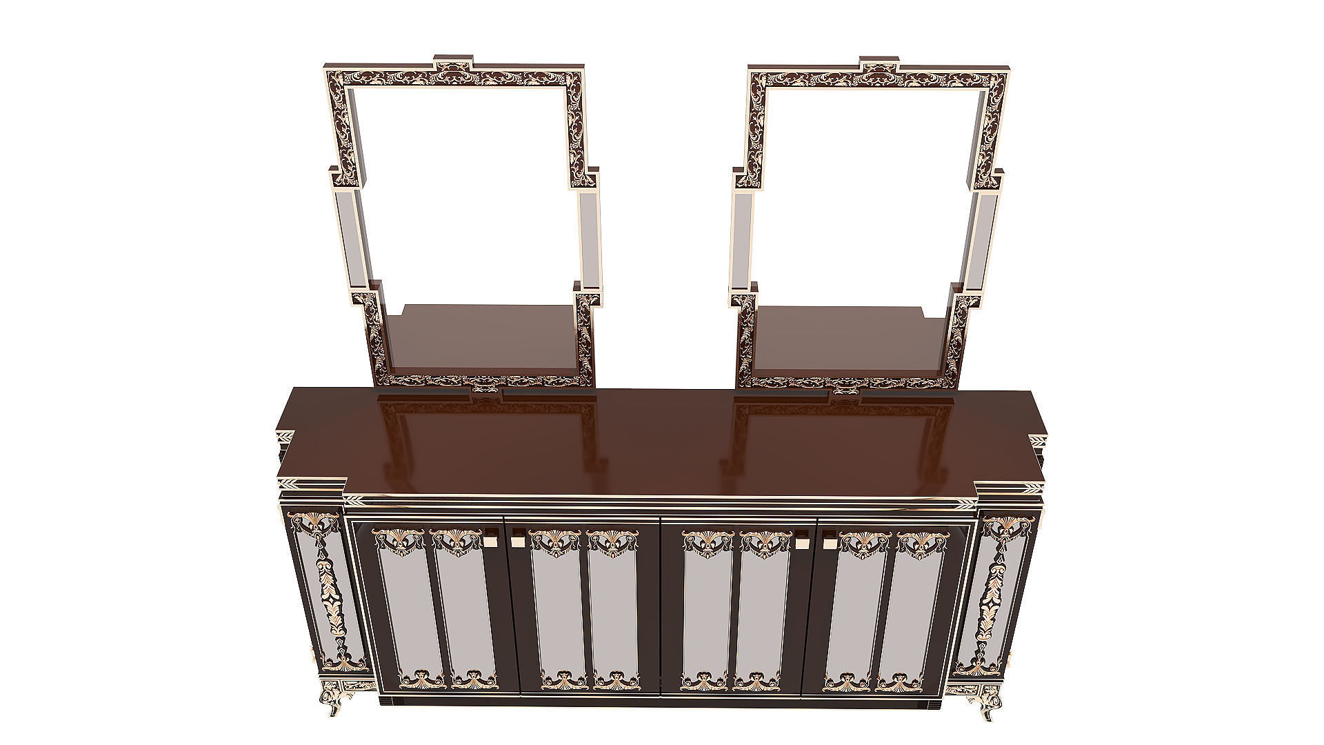 Chest of drawers 3D model_2