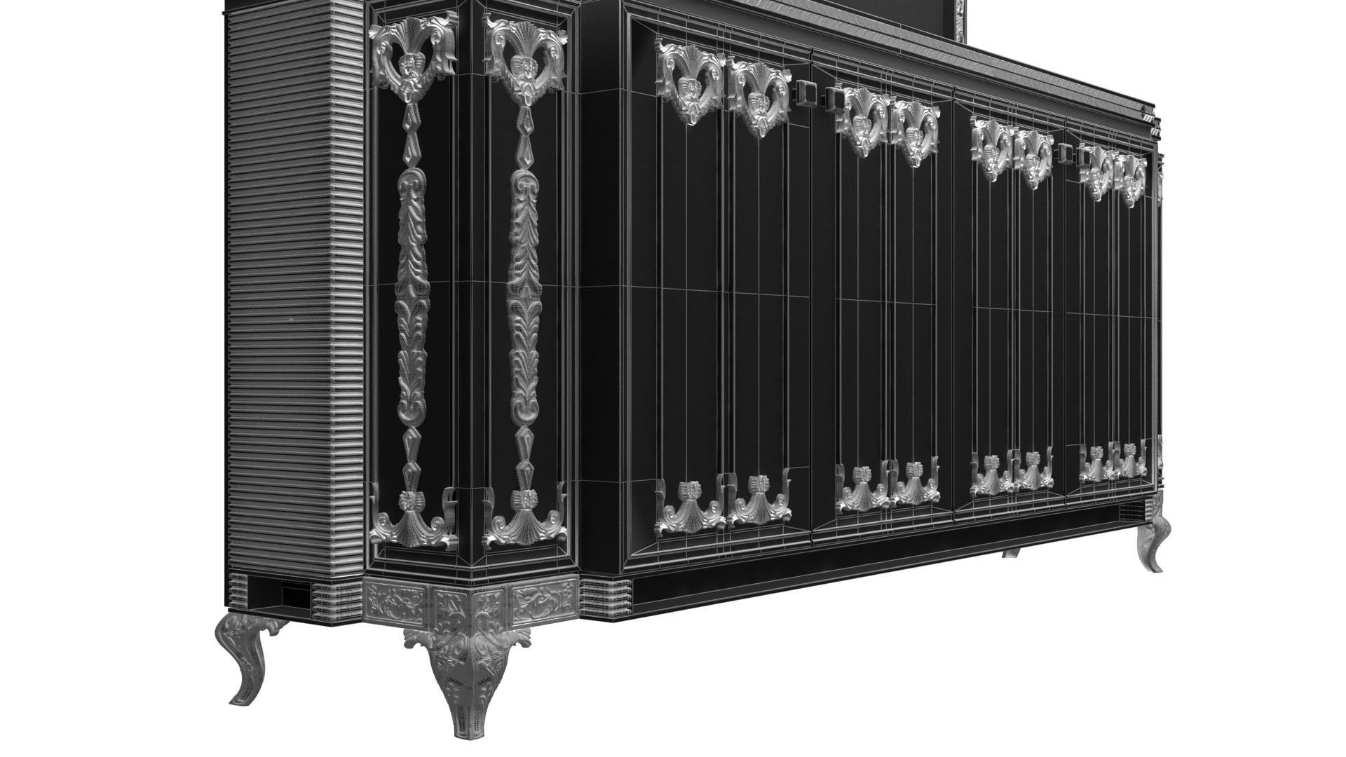 Chest of drawers 3D model_6