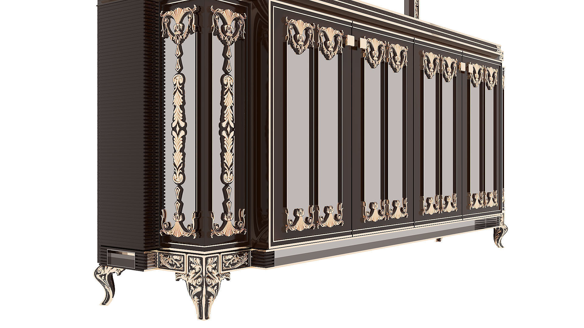 Chest of drawers 3D model_1