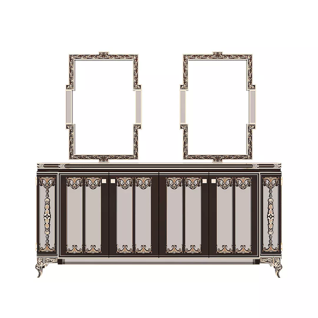 Chest of drawers 3D model_0