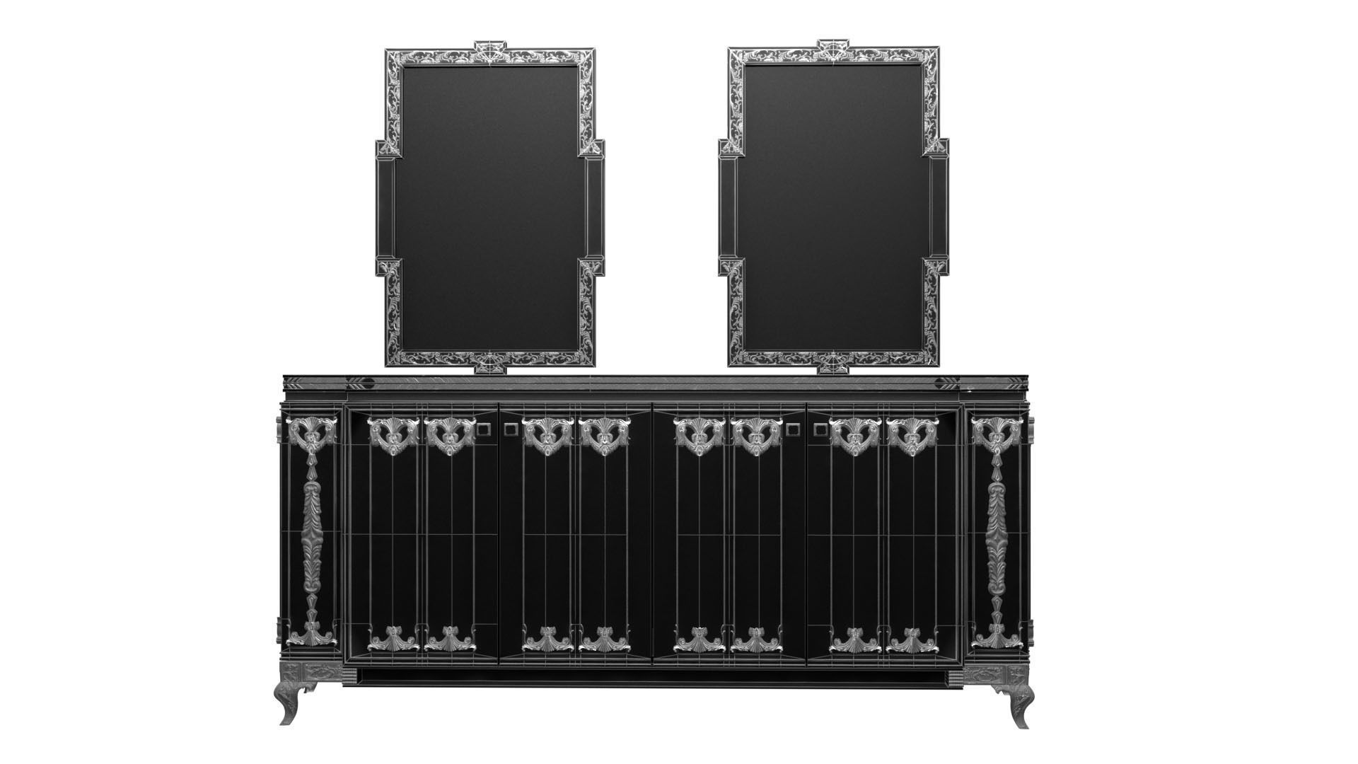 Chest of drawers 3D model_5