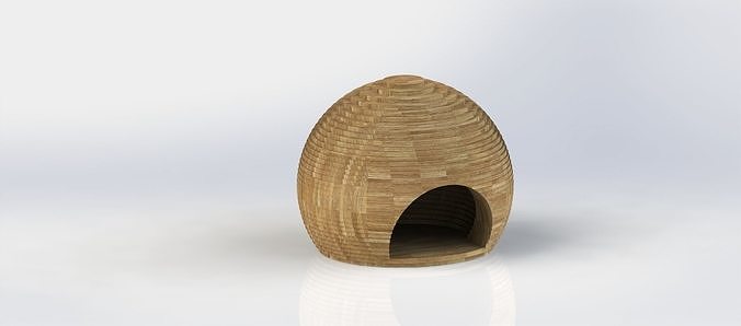 Cats house Ball 3D print model