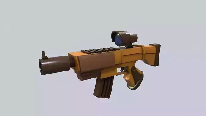 Cartoon Stylized Scar Shotgun