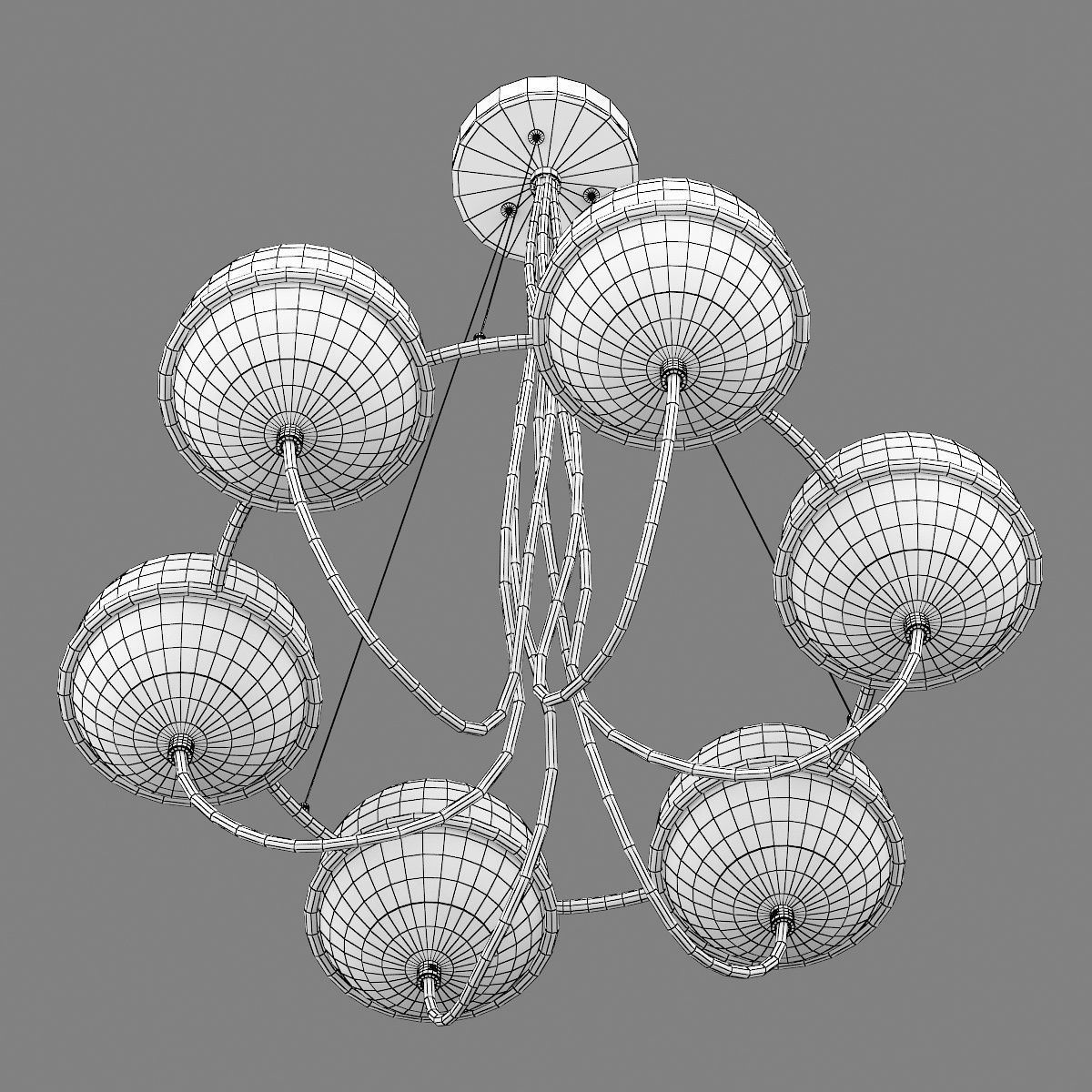 80326x Globo Lightstar Pendant chandelier 3D model_10