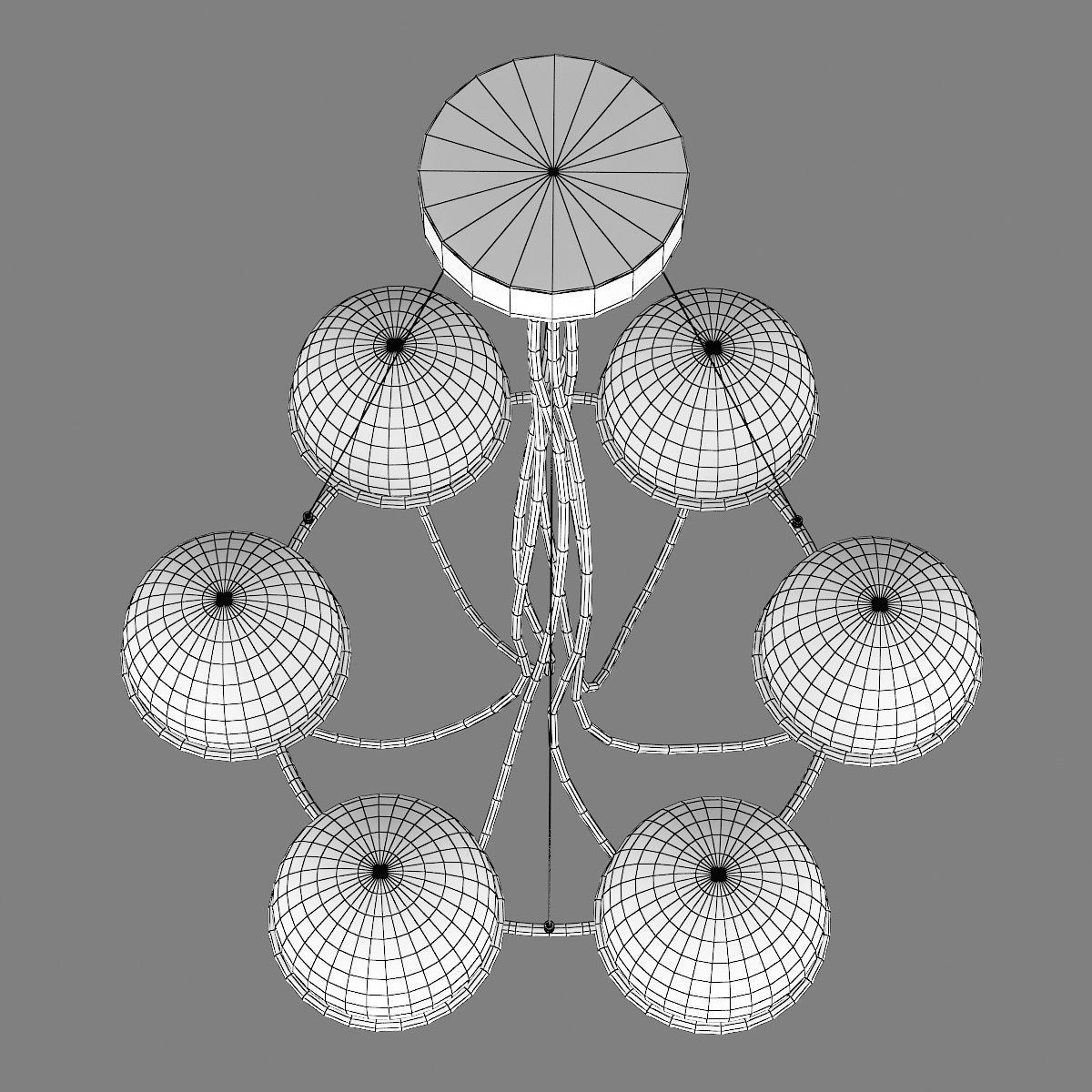 80326x Globo Lightstar Pendant chandelier 3D model_11