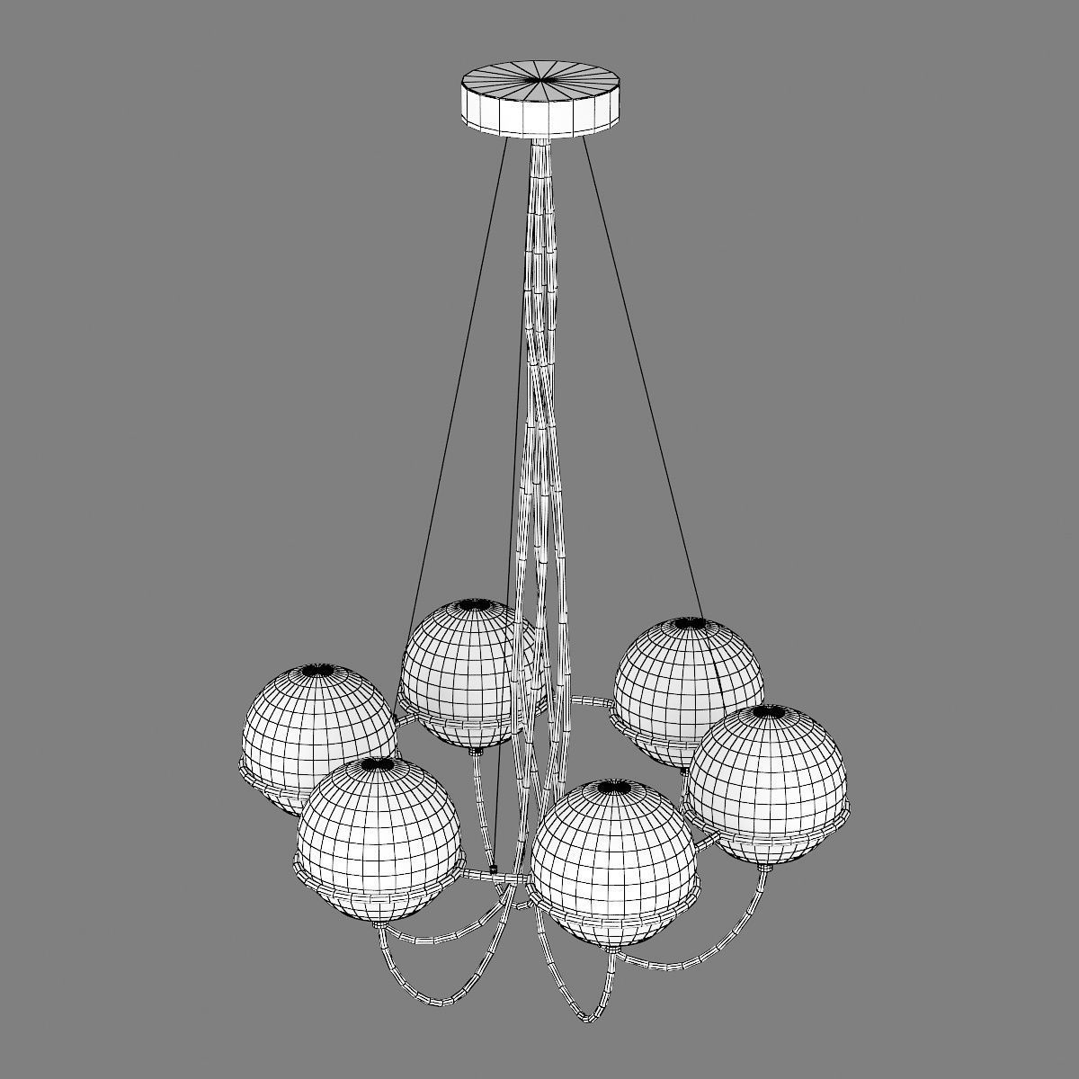 80326x Globo Lightstar Pendant chandelier 3D model_9