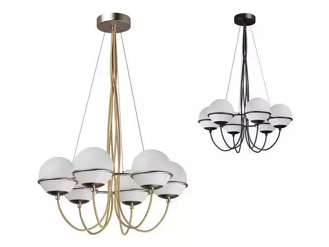 80326x Globo Lightstar Pendant chandelier 3D model