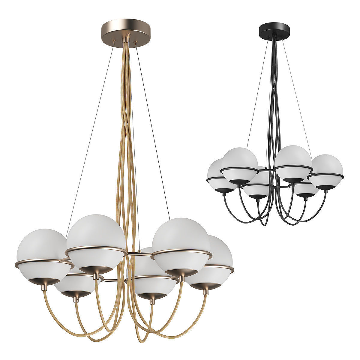 80326x Globo Lightstar Pendant chandelier 3D model_3