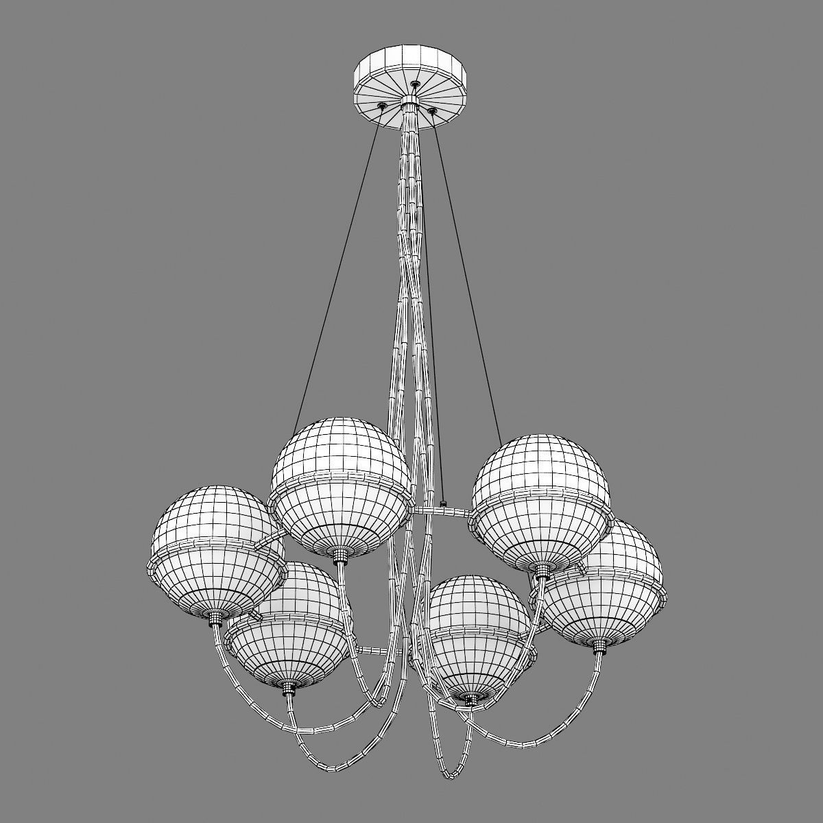 80326x Globo Lightstar Pendant chandelier 3D model_8