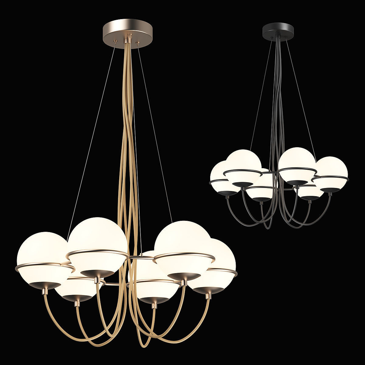 80326x Globo Lightstar Pendant chandelier 3D model_1