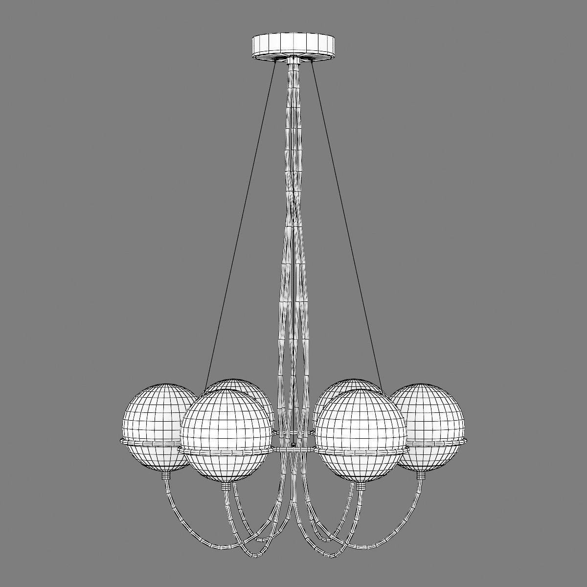 80326x Globo Lightstar Pendant chandelier 3D model_7