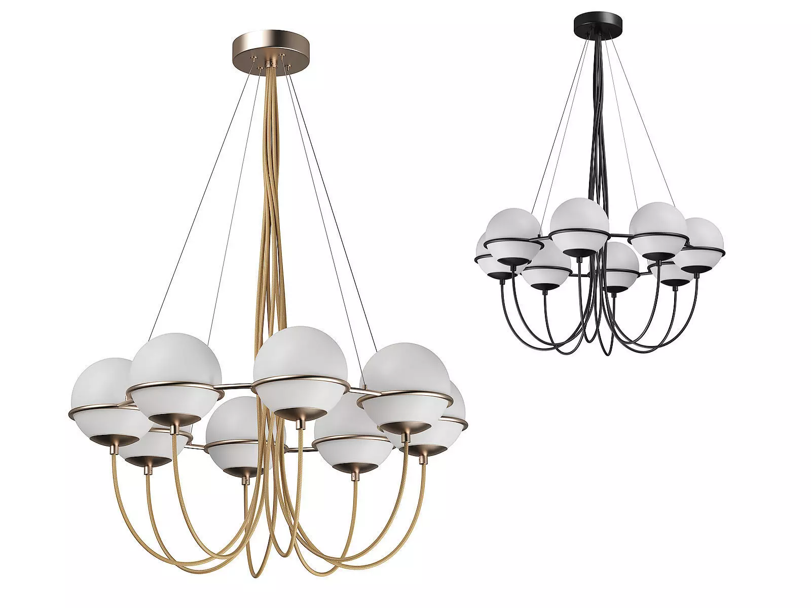 80328x Globo Lightstar Pendant chandelier 3D model_0