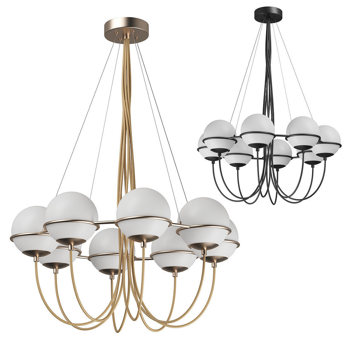 80328x Globo Lightstar Pendant chandelier 3D model_7