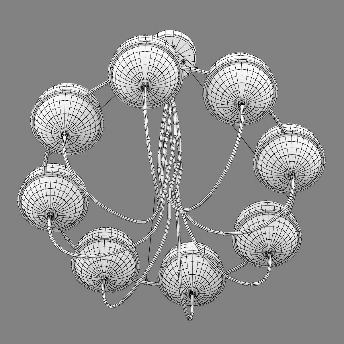 80328x Globo Lightstar Pendant chandelier 3D model_10