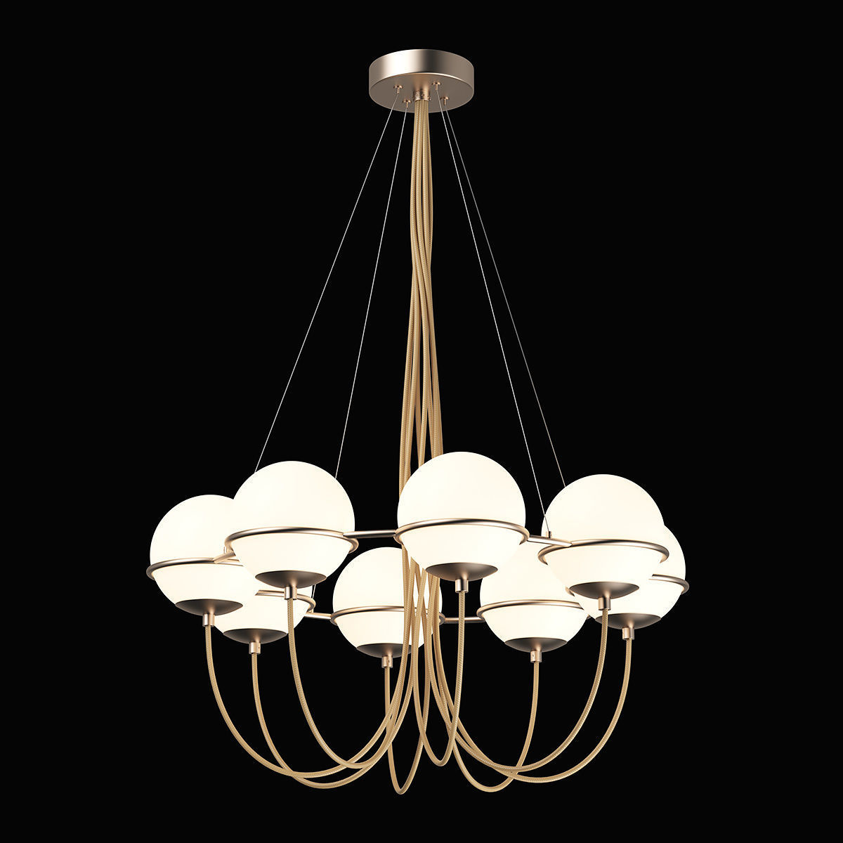 80328x Globo Lightstar Pendant chandelier 3D model_3