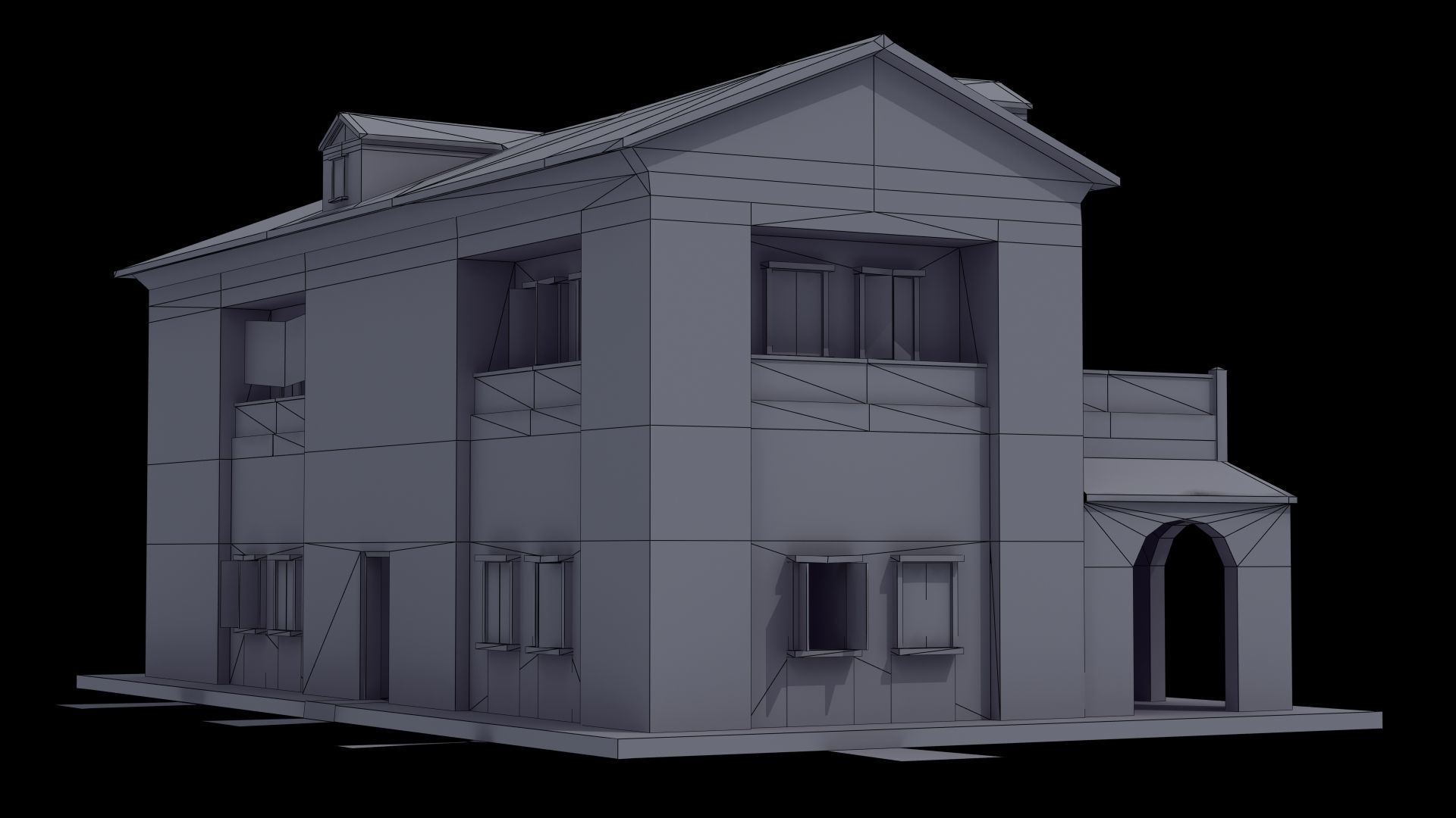 Roman House 3D model_49