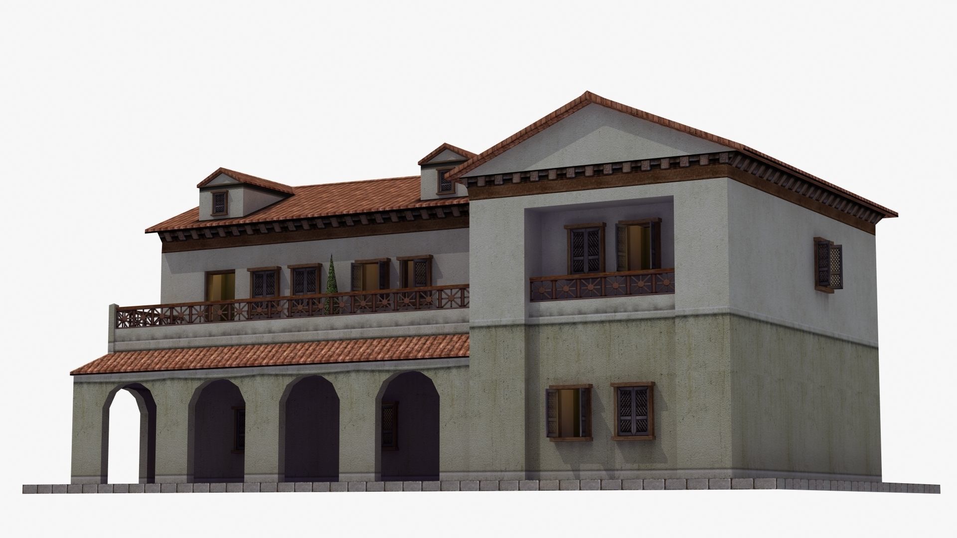 Roman House 3D model_37