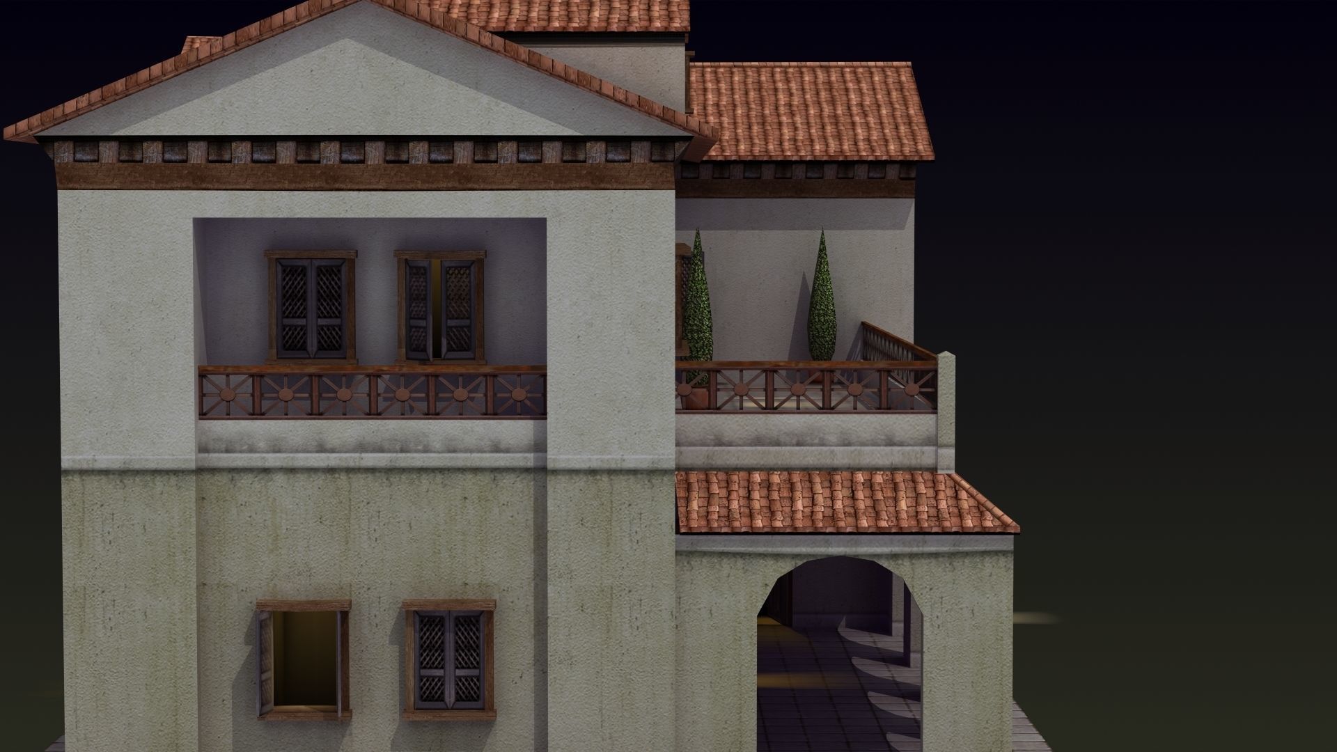 Roman House 3D model_13