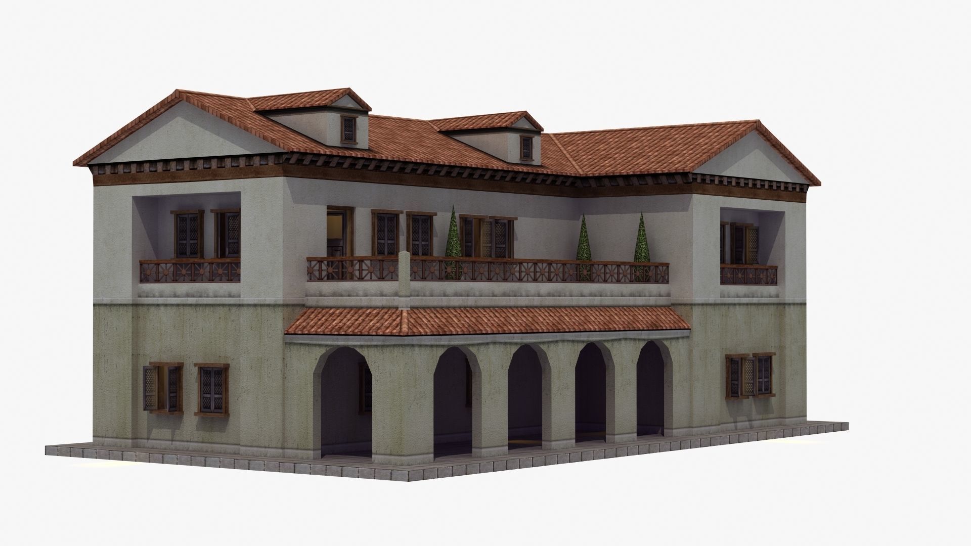 Roman House 3D model_35