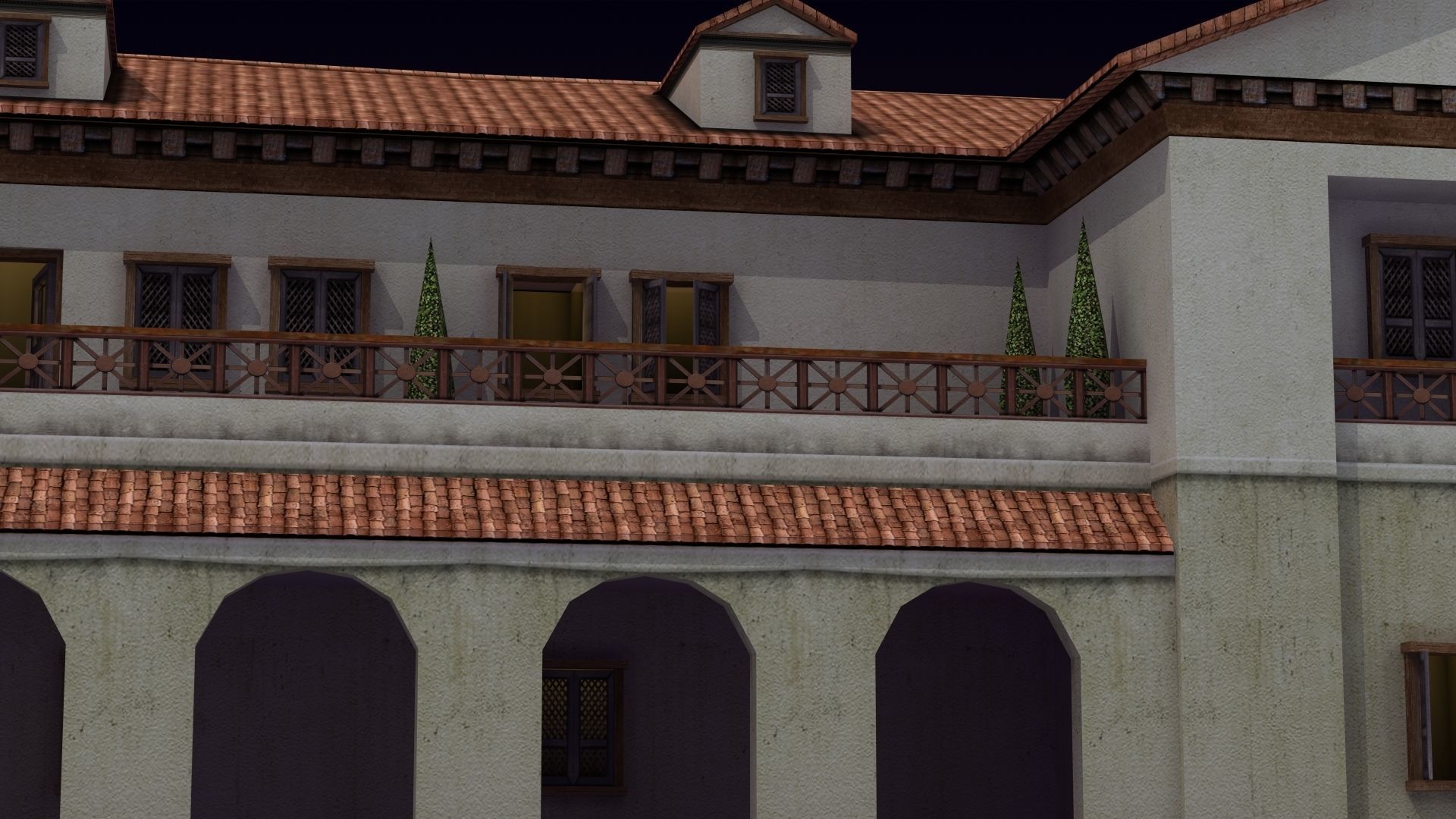 Roman House 3D model_5