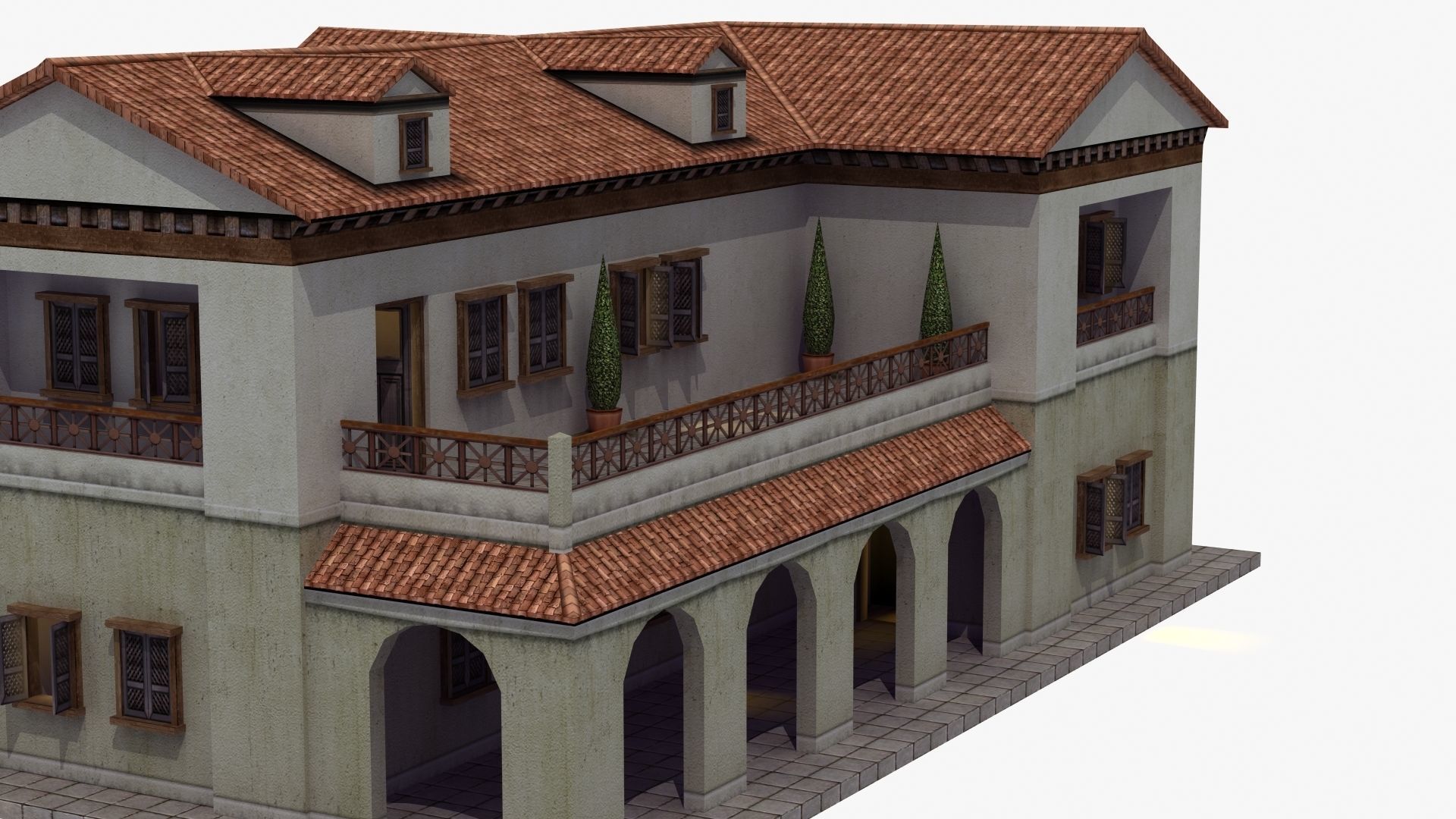 Roman House 3D model_33