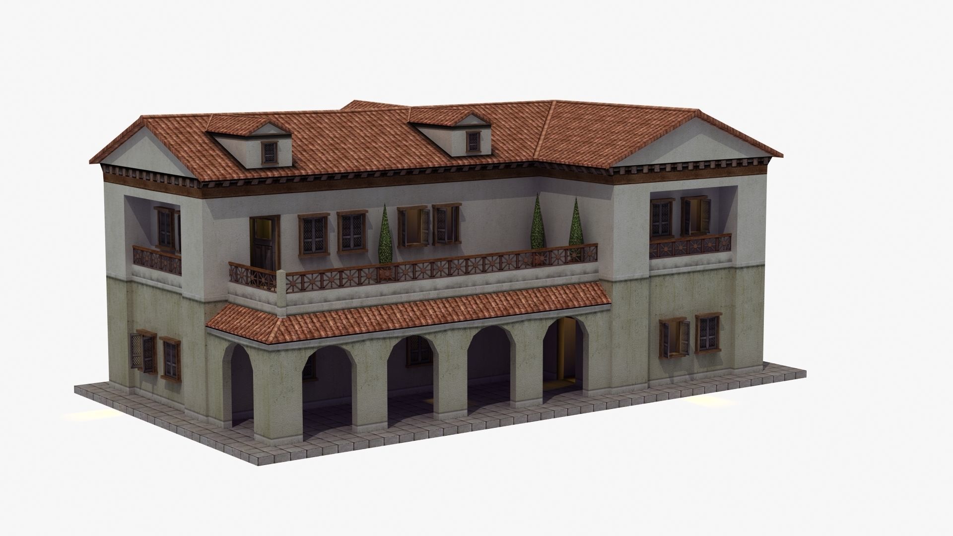 Roman House 3D model_21