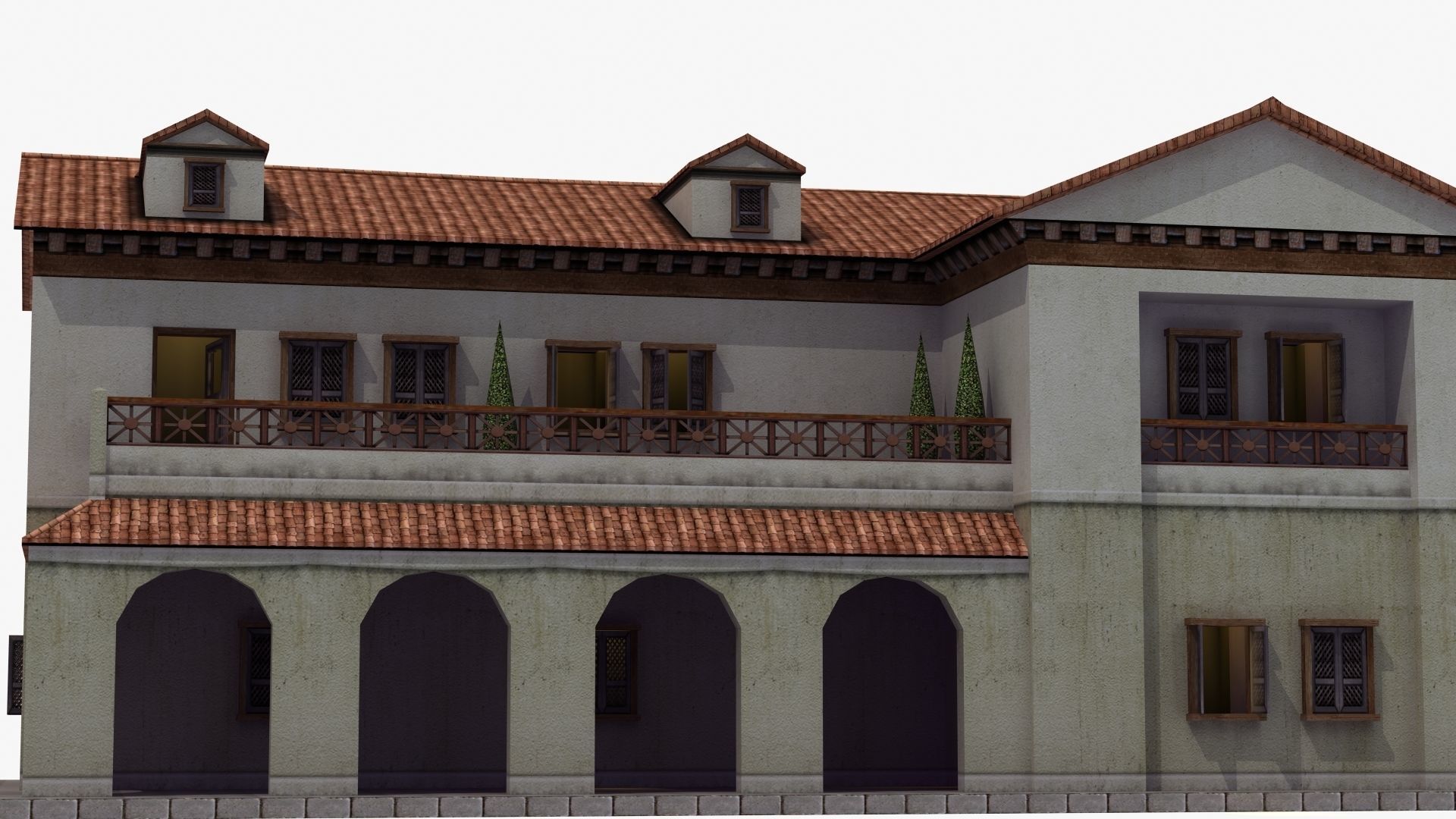 Roman House 3D model_36