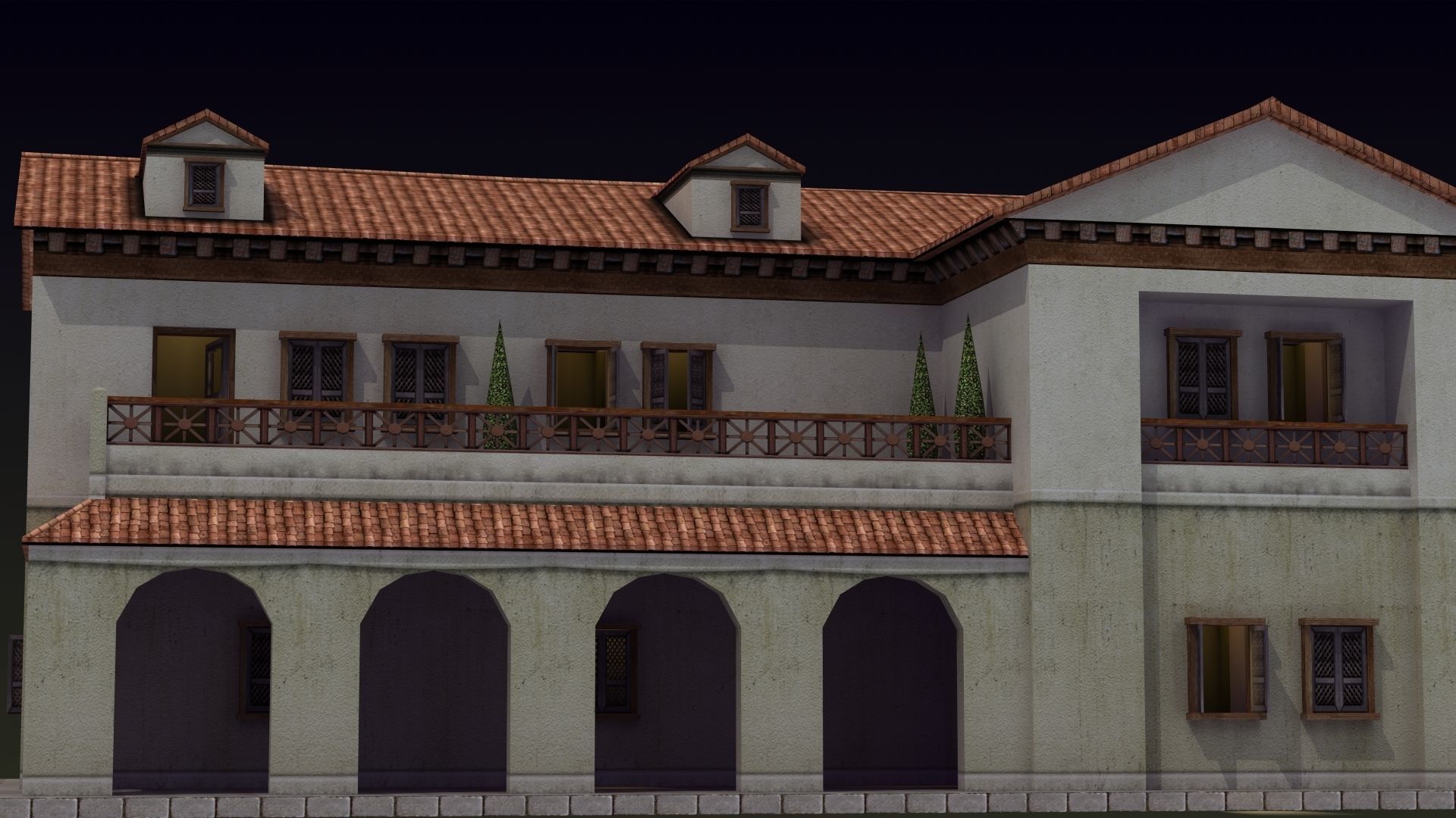 Roman House 3D model_17